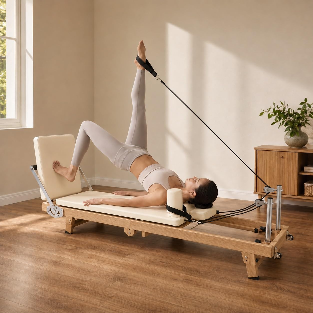 Home Gym Equipment Amazon - 75 Inch Foldable Pilates Reformer Machine