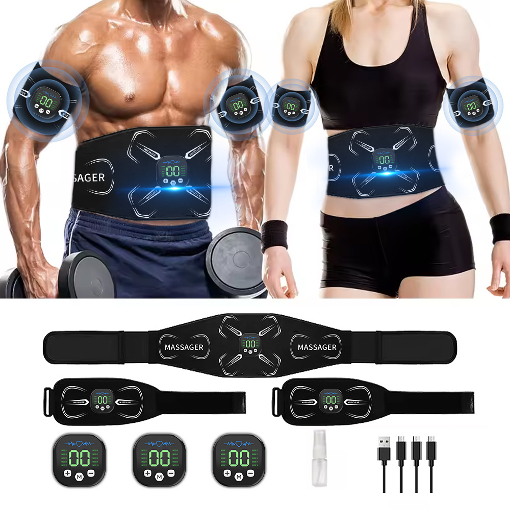 Leg Home Gym Workout - EMS Muscle Stimulator Abdominal Trainer Abs