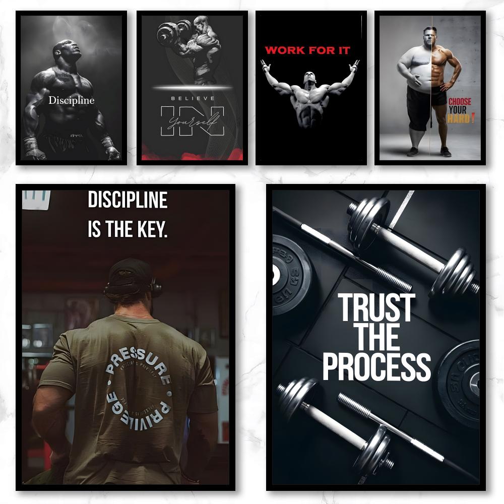 Home Gym Yoga - Art F-fitness motivation Poster Contemporary Graffiti