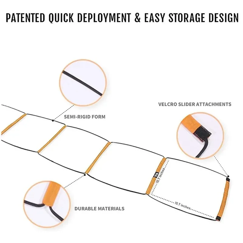 Dual-Purpose Soccer Training J - Agility Ladder Speed review and price
