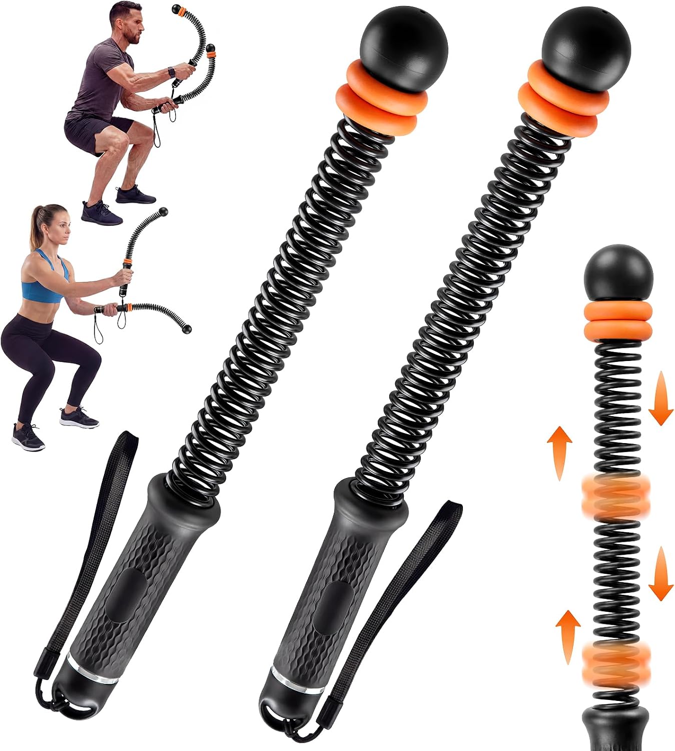 Adjustable Ropeless Battle Rop - Fitness Home Gym Equipment review and price