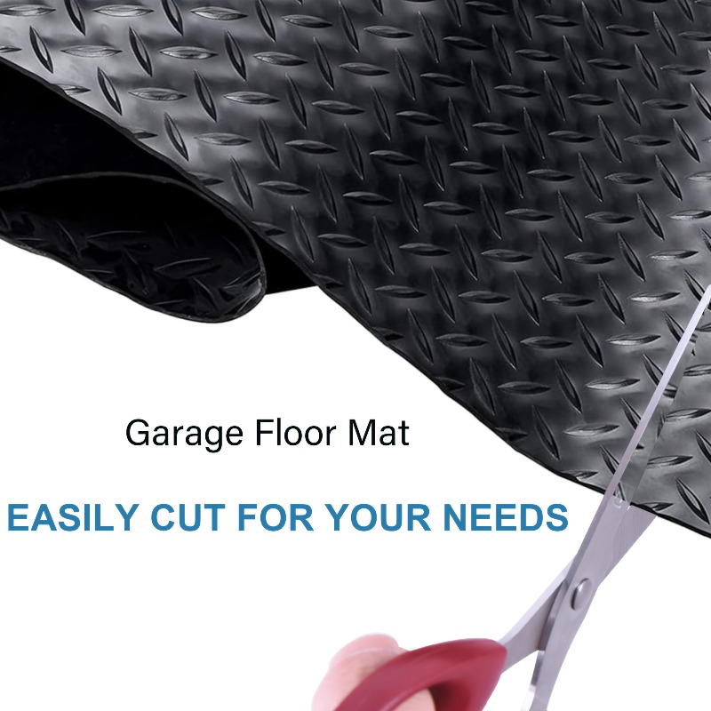 Rubber Diamond Floor Mat - Dur - Home Gym In Garage review and price