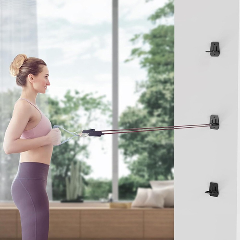 3Pcs Black Exercise Band Wall  - Home Gym Yoga review and price