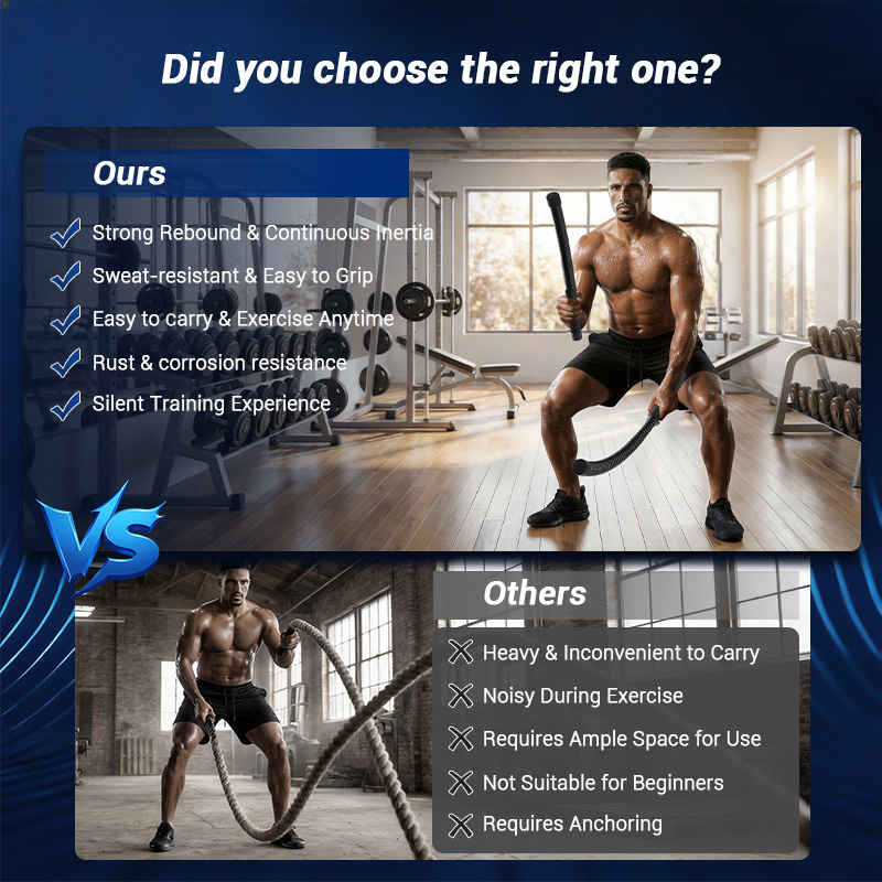 UMAY Ropeless Battle Rope, Low - Fitness Home Gym Equipment review and price