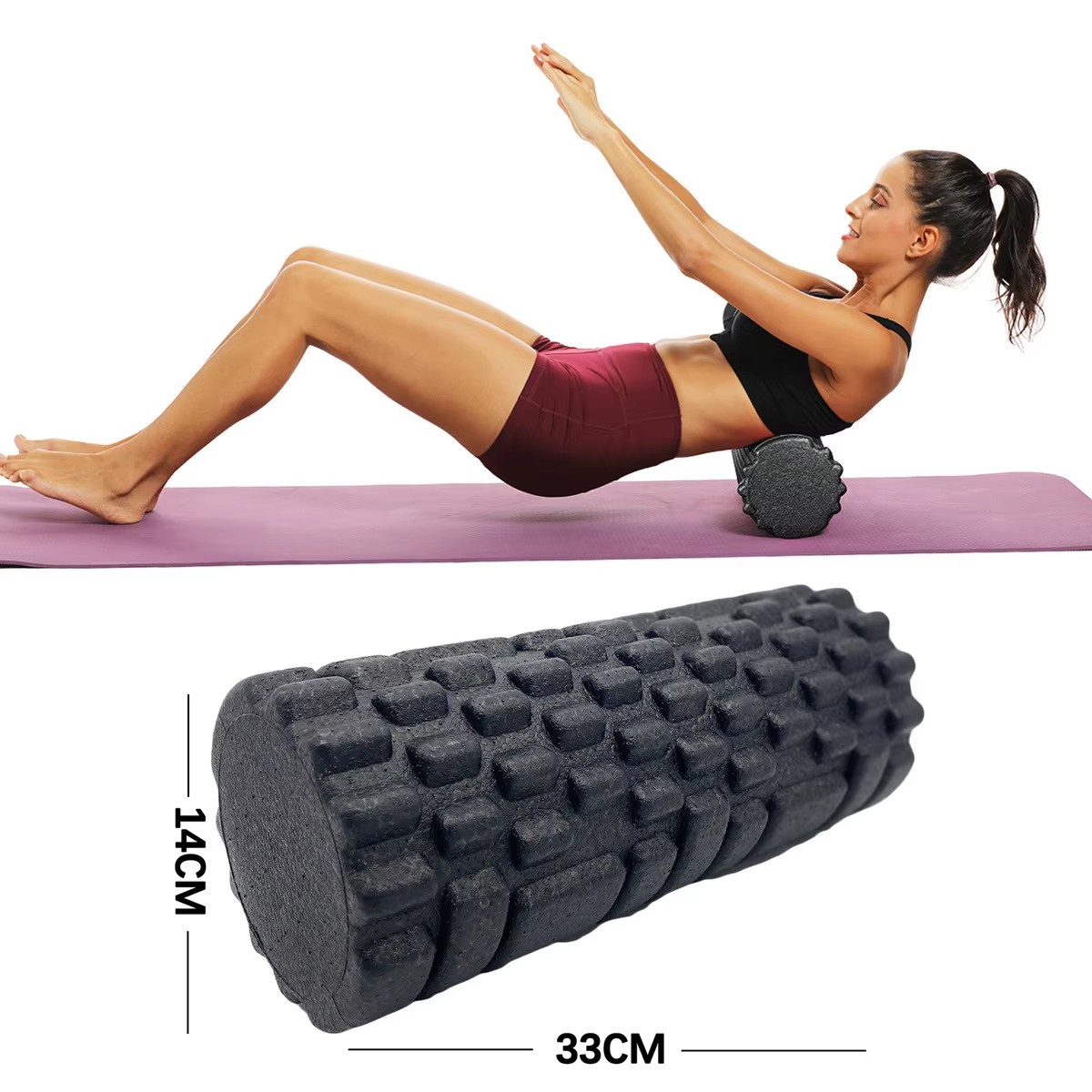 30/33cm Fitness Foam Roller Yo - Home Gym Yoga review and price