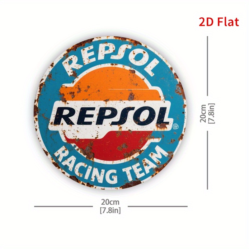 2D Flat, 1pc Vintage REPSOL Lo - Home Gym In Garage review and price