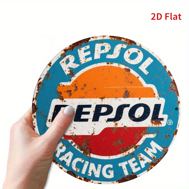 2D Flat, 1pc Vintage REPSOL Lo - Home Gym In Garage review and price