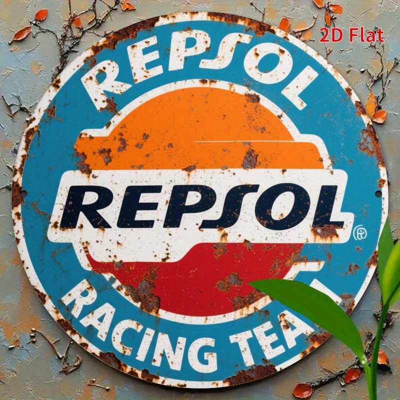 2D Flat, 1pc Vintage REPSOL Lo - Home Gym In Garage review and price