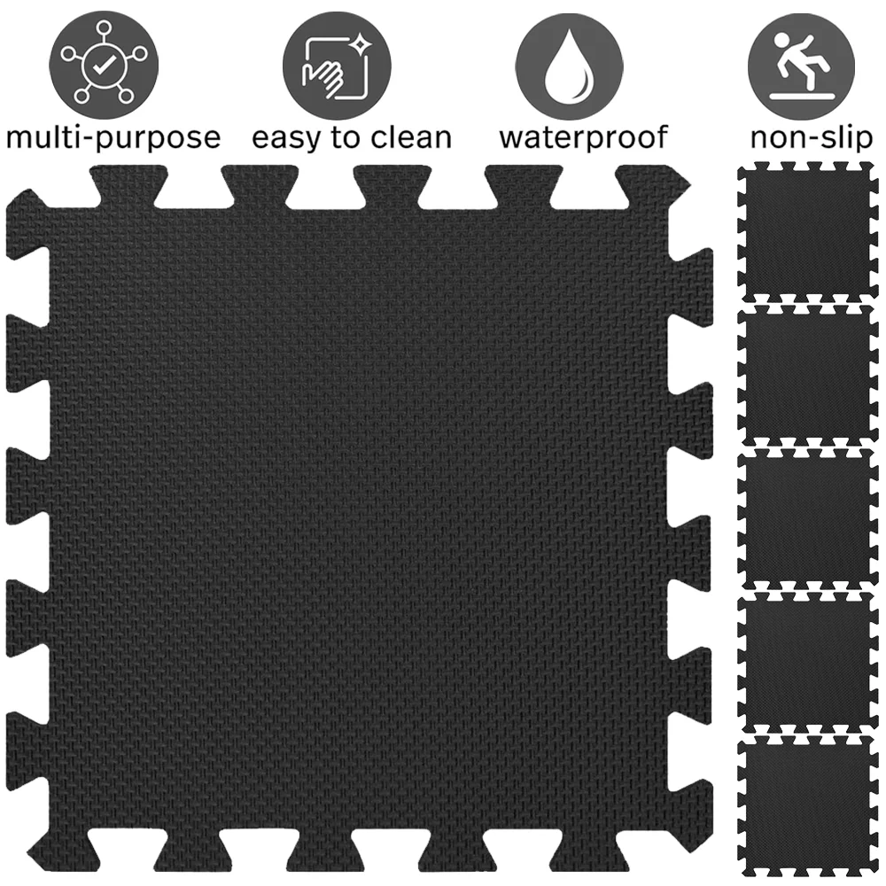 8/16 Pcs Gym Mat Cross-pattern - Home Gym In Garage review and price