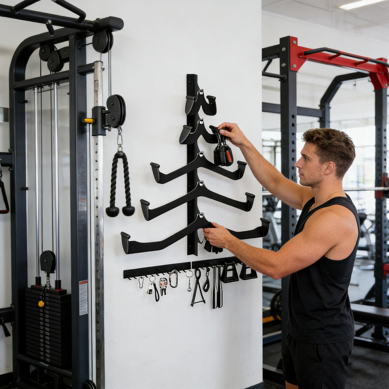 Gym Rack For Lat Pull Down Bar - Home Gym Organization review and price