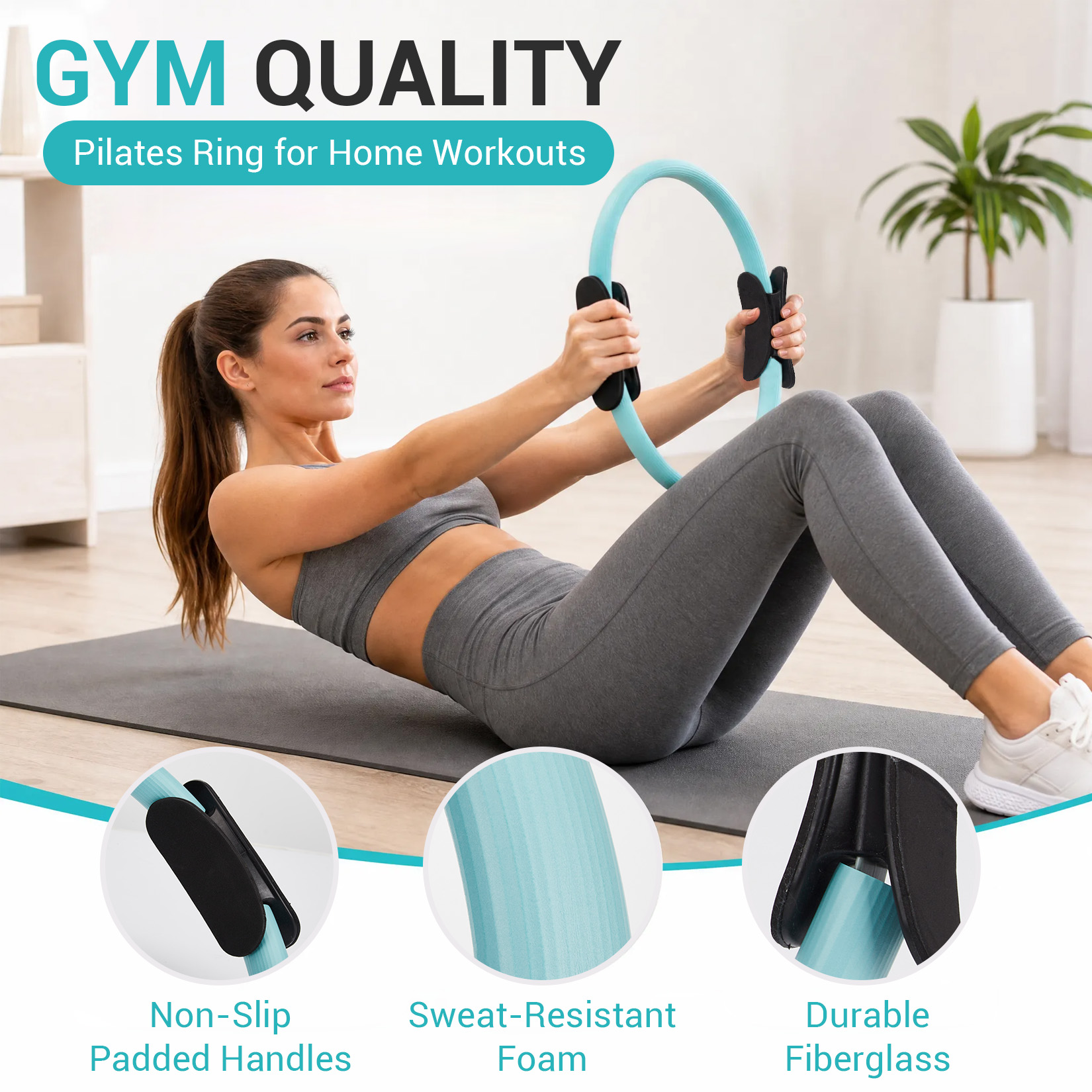 Pilates Training Set, 6-in-1 P - Gliding Disc Slider review and price