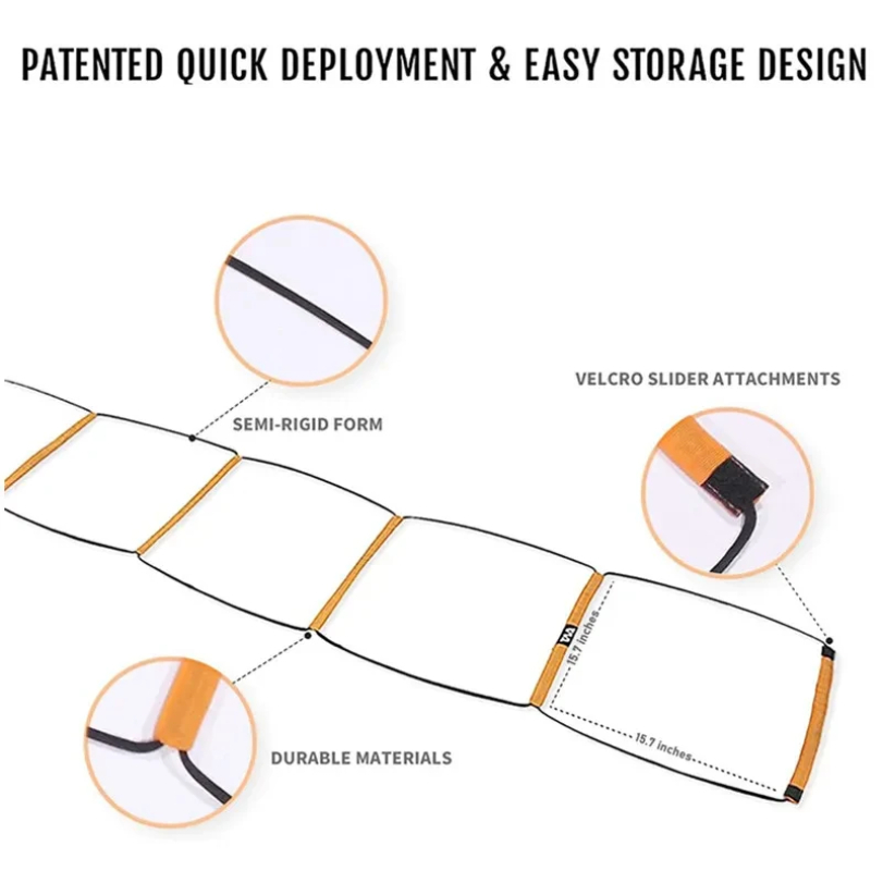 Dual-Purpose Soccer Training J - Agility Ladder Speed review and price
